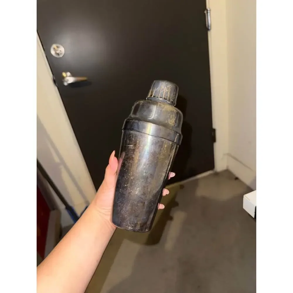 Vintage Silver-Plated Cocktail Shaker